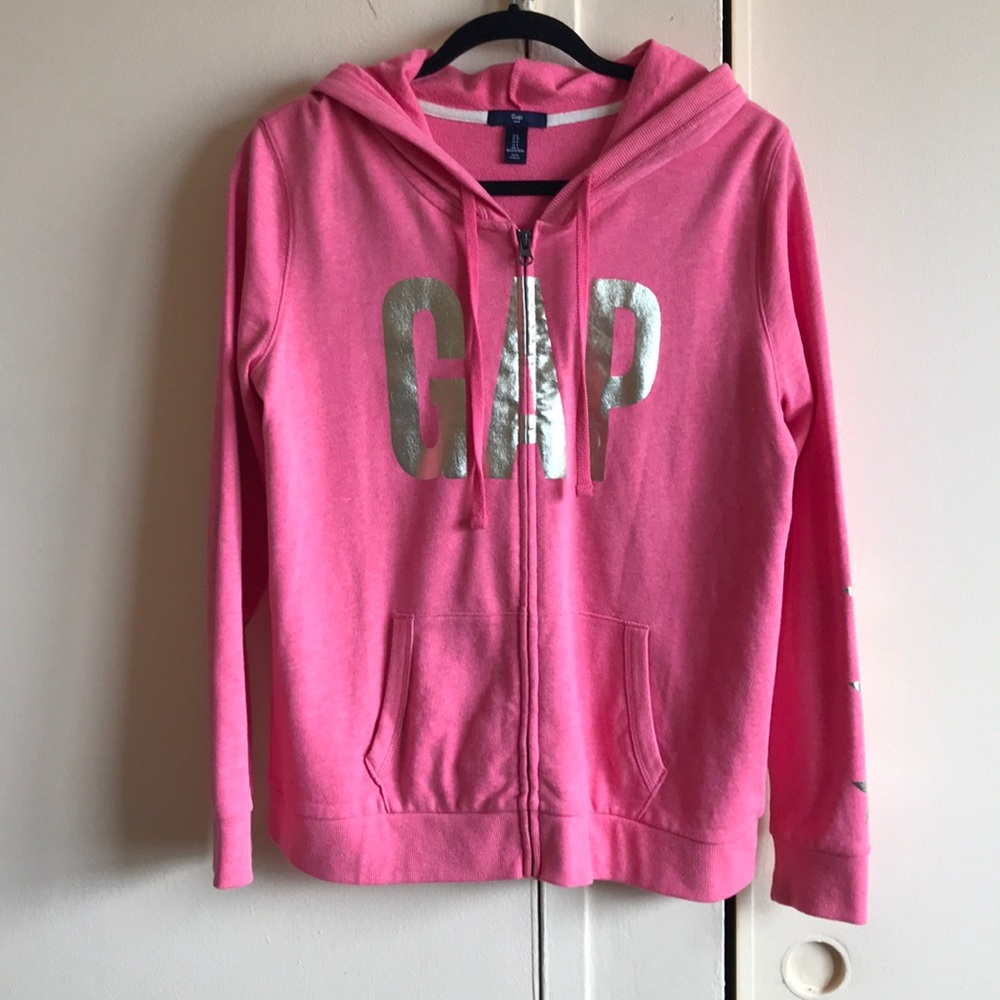 GAP a zip-up gap sweater
